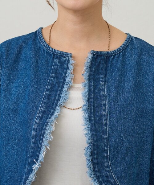 SHENERY（シーナリー）の「ショートデニムボレロ（その他アウター・レディース・ブルー系その他/ブルー・FREE）」の17枚目の写真