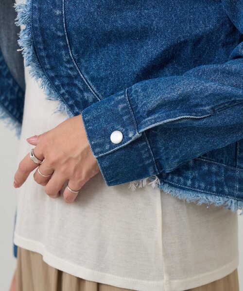 SHENERY（シーナリー）の「ショートデニムボレロ（その他アウター・レディース・ブルー系その他/ブルー・FREE）」の19枚目の写真