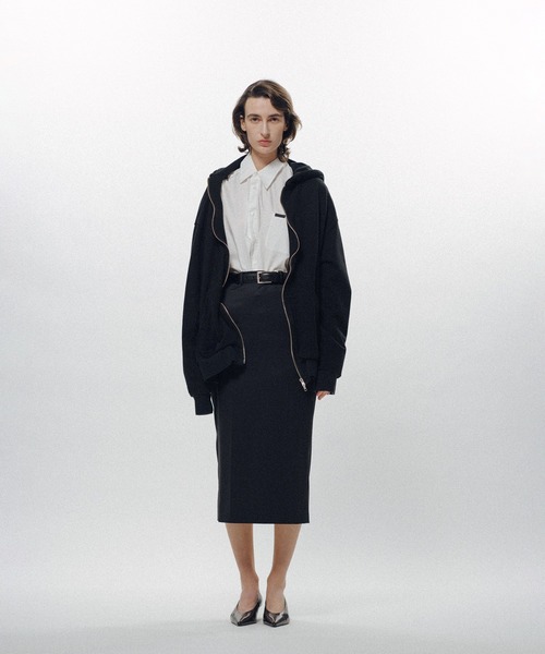 KEISUKEYOSHIDA（ケイスケヨシダ）の「Windward Hoodie（スウェット・レディース・ブラック/グレー/ベージュ・M/L）」の4枚目の写真