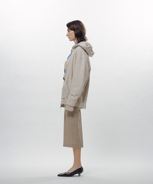 KEISUKEYOSHIDA（ケイスケヨシダ）の「Windward Hoodie（スウェット・レディース・ブラック/グレー/ベージュ・M/L）」の11枚目の写真