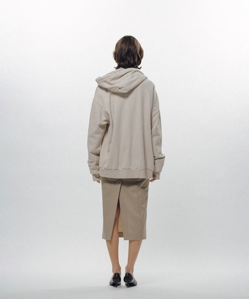 KEISUKEYOSHIDA（ケイスケヨシダ）の「Windward Hoodie（スウェット・レディース・ブラック/グレー/ベージュ・M/L）」の12枚目の写真