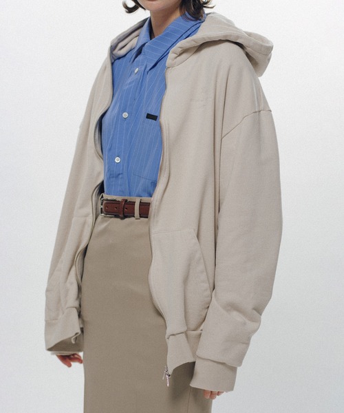 KEISUKEYOSHIDA（ケイスケヨシダ）の「Windward Hoodie（スウェット・レディース・ブラック/グレー/ベージュ・M/L）」の13枚目の写真