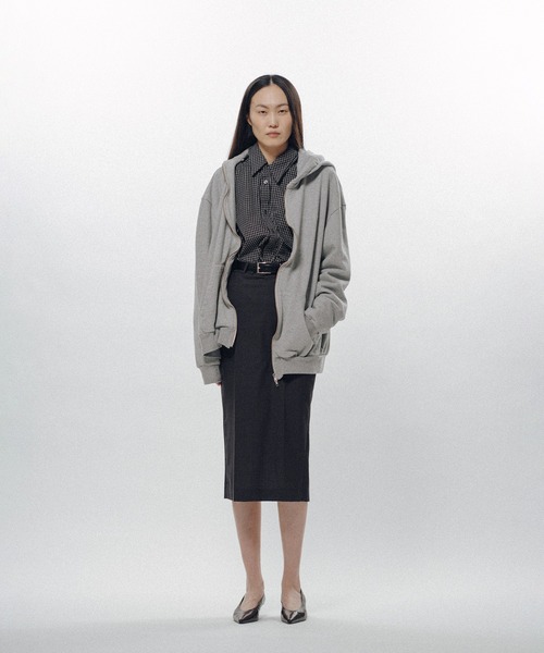 KEISUKEYOSHIDA（ケイスケヨシダ）の「Windward Hoodie（スウェット・レディース・ブラック/グレー/ベージュ・M/L）」の14枚目の写真