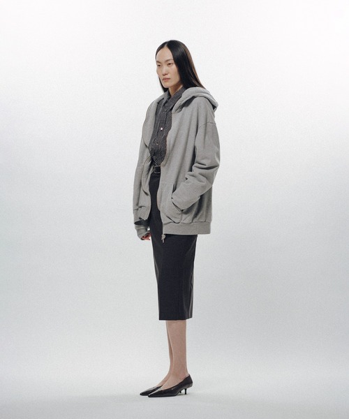 KEISUKEYOSHIDA（ケイスケヨシダ）の「Windward Hoodie（スウェット・レディース・ブラック/グレー/ベージュ・M/L）」の17枚目の写真