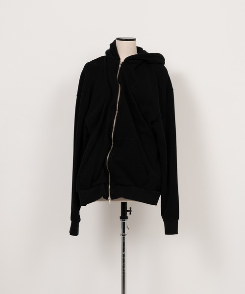 KEISUKEYOSHIDA（ケイスケヨシダ）の「Windward Hoodie（スウェット・レディース・ブラック/グレー/ベージュ・M/L）」の20枚目の写真