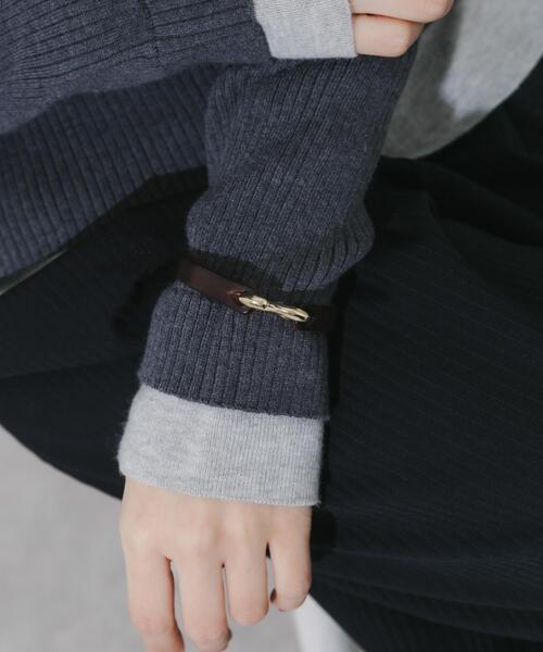 SMELLY(スメリー)の「レザーフックブレスレット(ブレスレット・レディース・ゴールド系その他・-)」の7枚目の写真