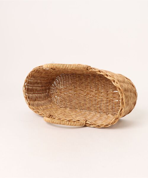 Marie-Louise（マリ－・ルイ－ズ）の「【UTIL/ユティル】ナイール オーバル ハンドルバスケットL /#UT 029（かごバッグ・レディース・ナチュラル・FREE）」の3枚目の写真