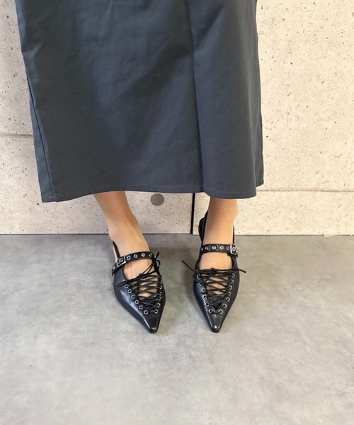 jeffreycampbell/バレエパンプス/ブラック/メッシュ/38 jeffreycampbell/バレエパンプス/ブラック/メッシュ/38 【公式通販】