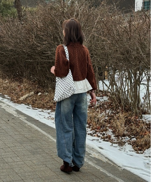 Vini（ヴィニ）の「【ユニセックス】韓国ストリートワイドルーズバルーンデニムパンツ（デニムパンツ・レディース・ブルー・SMALL/MEDIUM）」の18枚目の写真