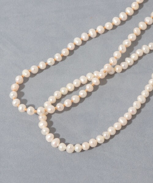 grace grace （グラスグラス）の「【grace grace/グラスグラス】淡水スキップパールショートネックレス-Alice（ネックレス・レディース・ホワイト系その他4・FREE）」の6枚目の写真