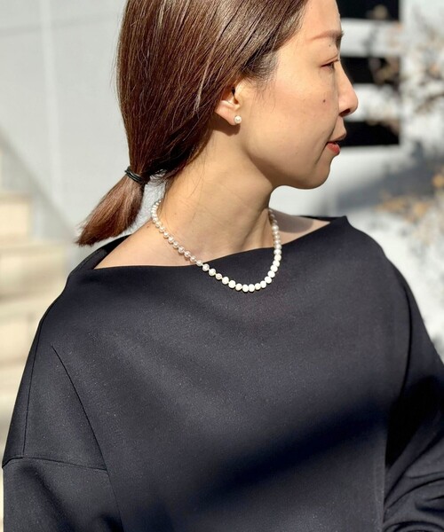grace grace （グラスグラス）の「【grace grace/グラスグラス】淡水スキップパールショートネックレス-Alice（ネックレス・レディース・ホワイト系その他4・FREE）」の8枚目の写真