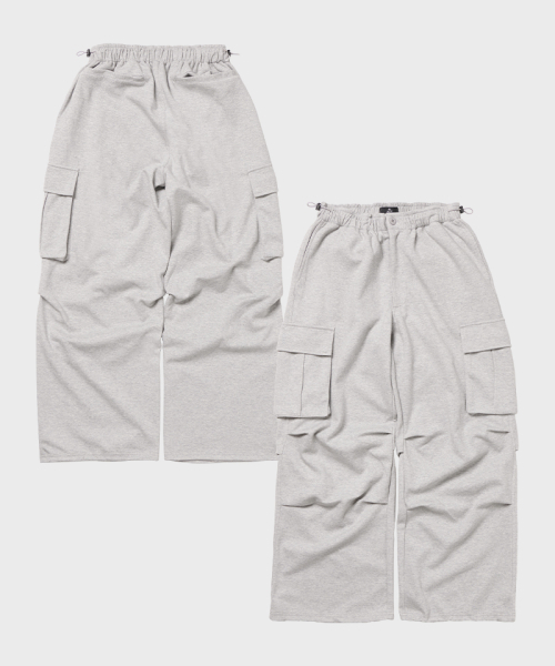ARTISTWEAR（アーティストウェア）の「[ATW]ワイドカーゴスウェットパンツ（スウェットパンツ・レディース・ブラック/グレー・SMALL/LARGE/X-LARGE/XXXX-LARGE/MEDIUM）」の11枚目の写真