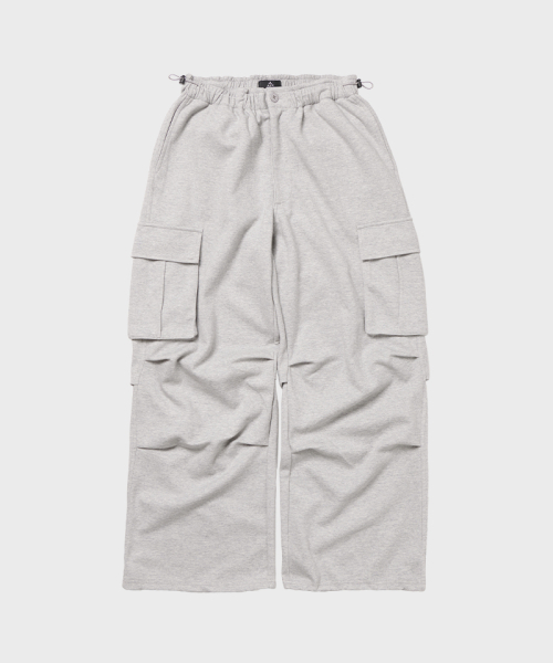 ARTISTWEAR（アーティストウェア）の「[ATW]ワイドカーゴスウェットパンツ（スウェットパンツ・レディース・ブラック/グレー・SMALL/LARGE/X-LARGE/XXXX-LARGE/MEDIUM）」の10枚目の写真