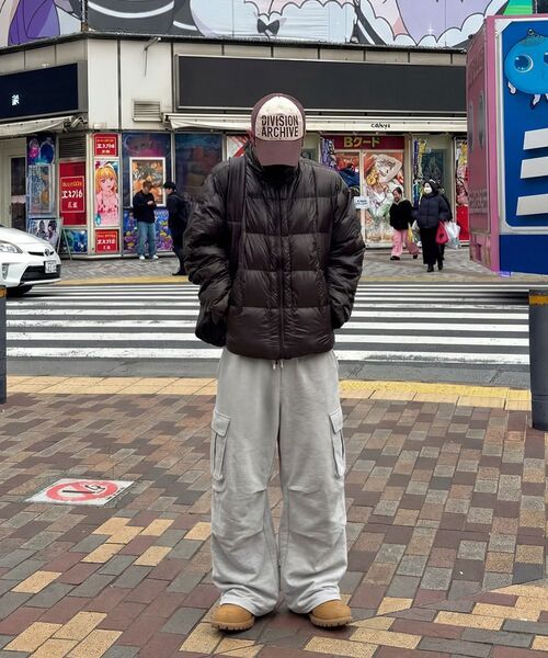 ARTISTWEAR（アーティストウェア）の「[ATW]ワイドカーゴスウェットパンツ（スウェットパンツ・レディース・ブラック/グレー・SMALL/LARGE/X-LARGE/XXXX-LARGE/MEDIUM）」の7枚目の写真
