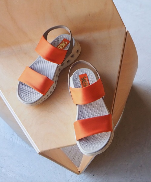 enchanted（エンチャンテッド）の「エアリーソールストレッチバンドサンダル（サンダル・レディース・ブラック/ライトグレー/ブルー/オレンジ・L/M/S）」の4枚目の写真