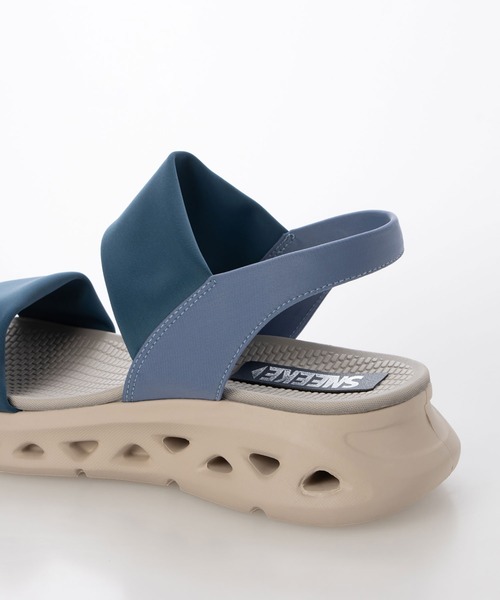 enchanted（エンチャンテッド）の「エアリーソールストレッチバンドサンダル（サンダル・レディース・ブラック/ライトグレー/ブルー/オレンジ・L/M/S）」の19枚目の写真