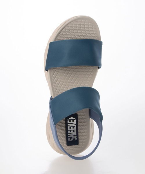 enchanted（エンチャンテッド）の「エアリーソールストレッチバンドサンダル（サンダル・レディース・ブラック/ライトグレー/ブルー/オレンジ・L/M/S）」の17枚目の写真