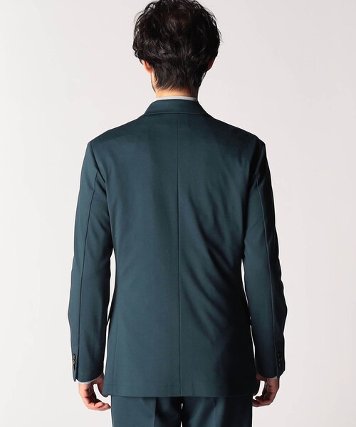 NICOLE CLUB FOR MEN（ニコルクラブフォーメン）の「スムースジャージ２Ｂジャケット（その他アウター・メンズ・ブラック/ブルー系・MEDIUM/LARGE/X-LARGE）」の6枚目の写真