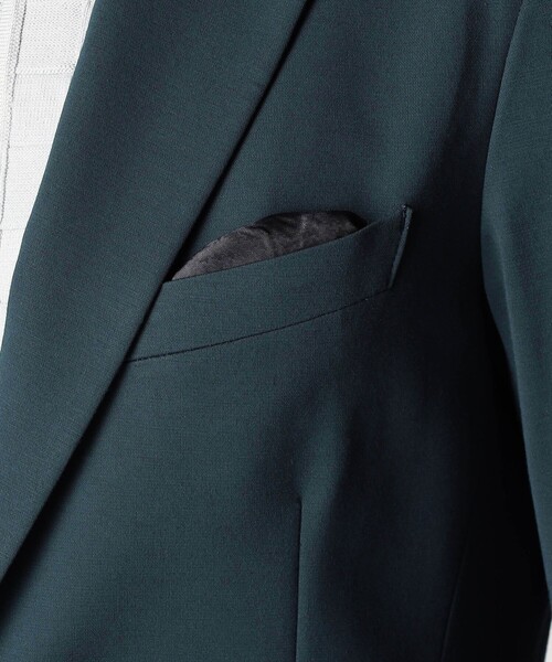 NICOLE CLUB FOR MEN（ニコルクラブフォーメン）の「スムースジャージ２Ｂジャケット（その他アウター・メンズ・ブラック/ブルー系・MEDIUM/LARGE/X-LARGE）」の10枚目の写真