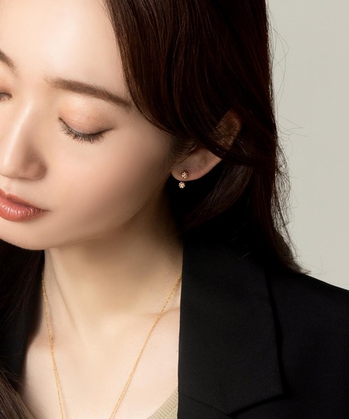 Cream dot.(クリームドット)の「【サージカルステンレス】煌めくパヴェボールのステンレス製両側ネジロック式ピアス(ピアス(両耳用)・レディース・ゴールド系その他3/ゴールド系その他2/シルバー系その他2/ゴールド系その他/シルバー系その他・ONE SIZE)」の16枚目の写真