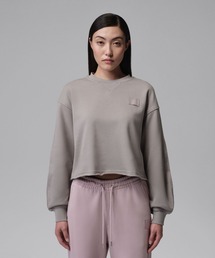 ジョーダン フライト フリース ウィメンズ モッドクロップ クルーネック スウェットシャツ / Jordan Flight Fleece Women's Mod-Crop Crew-Neck Sweatshirt IF1007-016 Enigma Stone