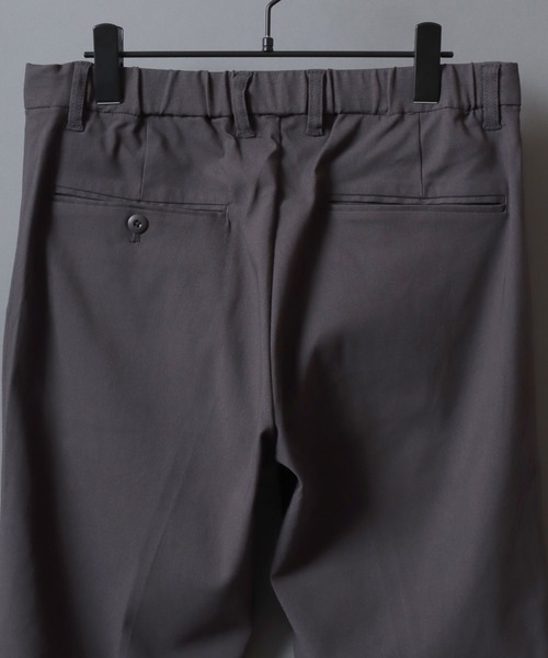 SITRY（シトリー）の「Wide Tapered Pants/ワイドテーパードパンツ  トラウザーパンツ チノパンツ スラックス（チノパンツ・メンズ・チャコール/ブラック/ベージュ・LL/L/M）」の11枚目の写真