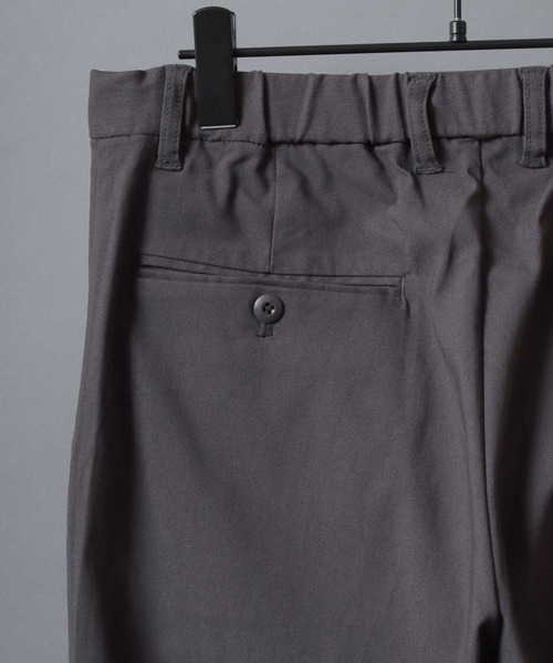 SITRY（シトリー）の「Wide Tapered Pants/ワイドテーパードパンツ  トラウザーパンツ チノパンツ スラックス（チノパンツ・メンズ・チャコール/ブラック/ベージュ・LL/L/M）」の12枚目の写真