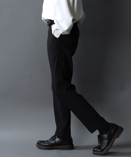 SITRY(シトリー)の「Wide Tapered Pants/ワイドテーパードパンツ トラウザーパンツ チノパンツ スラックス(チノパンツ・メンズ・チャコール/ブラック/ベージュ・LL/L/M)」の21枚目の写真