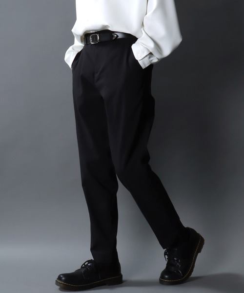 SITRY(シトリー)の「Wide Tapered Pants/ワイドテーパードパンツ トラウザーパンツ チノパンツ スラックス(チノパンツ・メンズ・チャコール/ブラック/ベージュ・LL/L/M)」の22枚目の写真