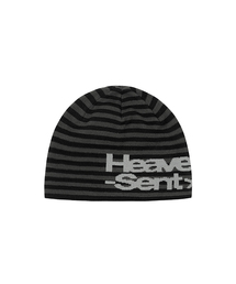 ODD STUDIO（オッドスタジオ）の「ヘブンセントジャカードストライプビーニー - ブラック / チャコール（ニットキャップ/ビーニー）」