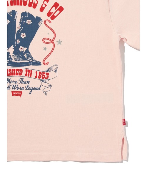 Levi's(リーバイス)の「Levi's/リーバイス グラフィック ヴィンテージ Tシャツ(Tシャツ/カットソー・レディース・ピンク・M/S/XS)」の6枚目の写真