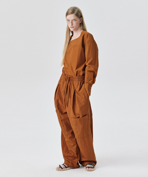 WNDERKAMMER(ブンダーカンマー)の「ヨークトップ_ブリック(シャツ/ブラウス・レディース・その他・S/M)」の2枚目の写真