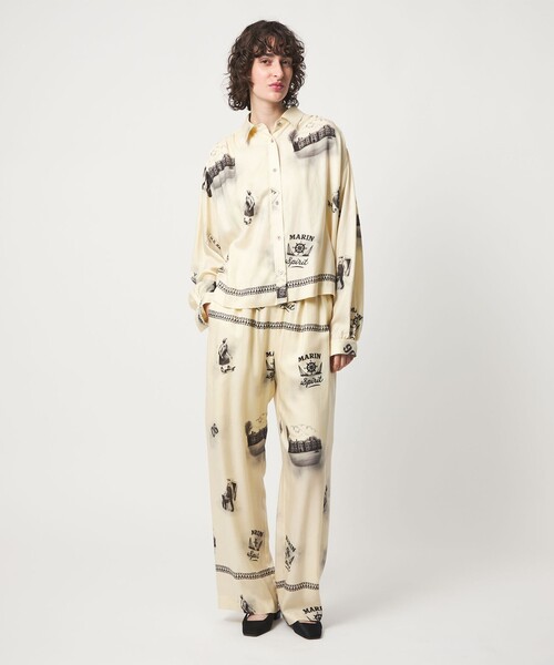 6(ロク)の「<6(ROKU)>ROKU エレメント シャツ(シャツ/ブラウス・レディース・その他1・FREE)」の3枚目の写真