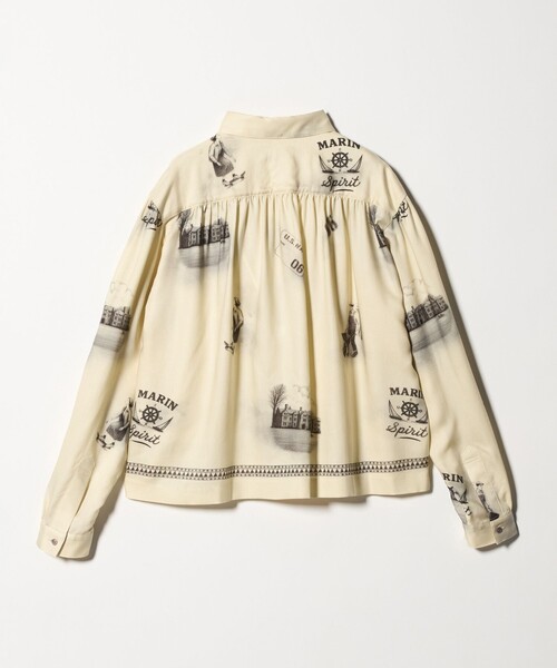 6(ロク)の「<6(ROKU)>ROKU エレメント シャツ(シャツ/ブラウス・レディース・その他1・FREE)」の5枚目の写真