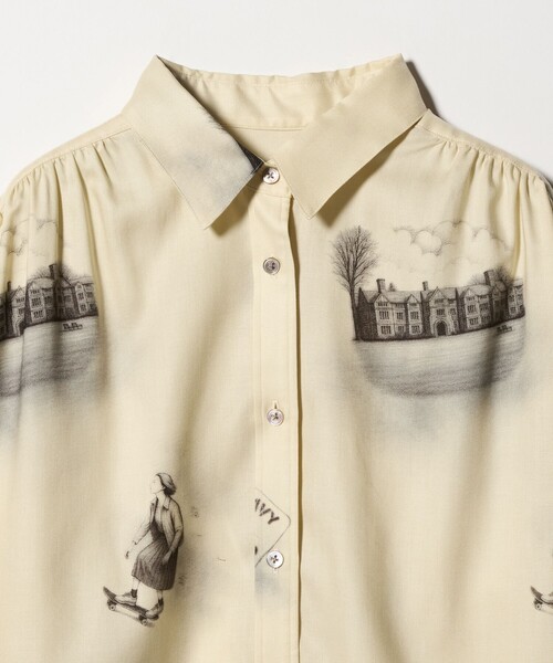 6(ロク)の「<6(ROKU)>ROKU エレメント シャツ(シャツ/ブラウス・レディース・その他1・FREE)」の6枚目の写真