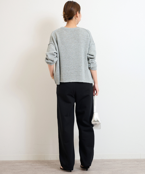 JOURNAL STANDARD relume(ジャーナルスタンダード レリューム)の「《WEB限定追加》コクーンスウェットパンツ(スウェットパンツ・レディース・ブラック/グレー・FREE)」の6枚目の写真