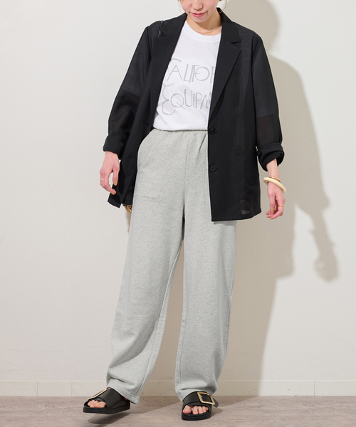 JOURNAL STANDARD relume(ジャーナルスタンダード レリューム)の「《WEB限定追加》コクーンスウェットパンツ(スウェットパンツ・レディース・ブラック/グレー・FREE)」の19枚目の写真