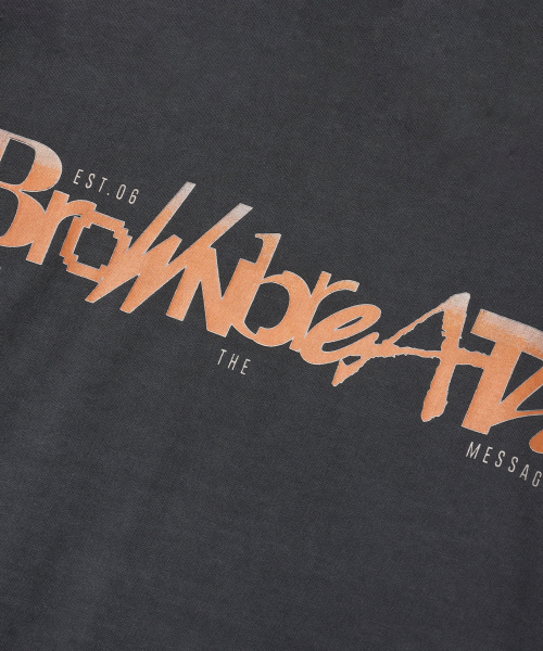 BROWNBREATH（ブラウンブレス）の「TRACE PIGMENT LAYERED TEE - CHARCOAL（Tシャツ/カットソー・レディース・その他・S/M/L/XL）」の4枚目の写真