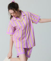 OFFHOUR（オフアワー）の「キャンディブリーズ 半袖パジャマセット（ルームウェア/パジャマ）」