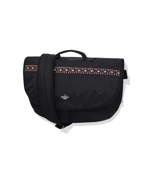 afbメッセンジャーバッグ RC x FP AZTEC TRIBAL MESSENGER BAG [BLACK]（メッセンジャーバッグ