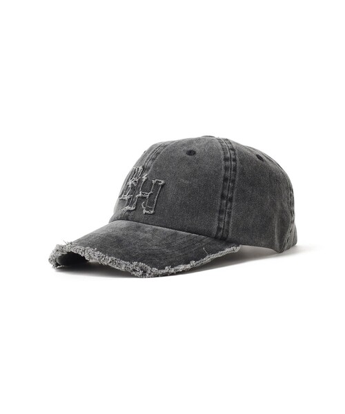 BEAMS HEART(ビームスハート)の「ピグメント ロゴ キャップ(キャップ・レディース・ネイビー/ブラック・ONE SIZE)」の5枚目の写真