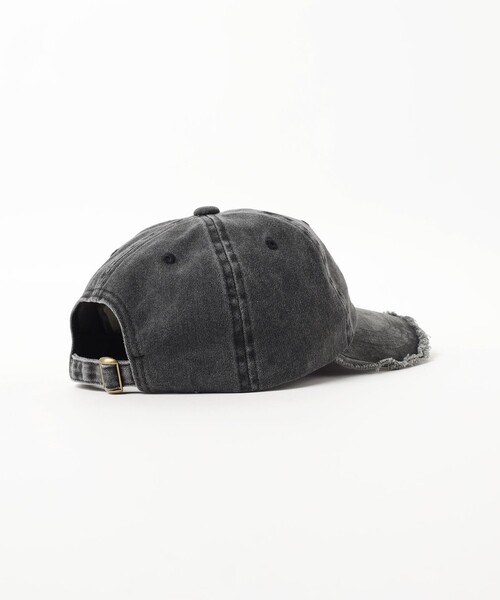 BEAMS HEART(ビームスハート)の「ピグメント ロゴ キャップ(キャップ・レディース・ネイビー/ブラック・ONE SIZE)」の6枚目の写真