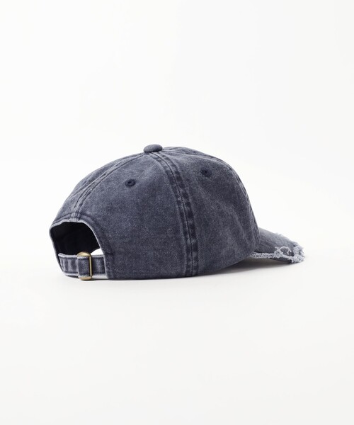 BEAMS HEART(ビームスハート)の「ピグメント ロゴ キャップ(キャップ・レディース・ネイビー/ブラック・ONE SIZE)」の9枚目の写真