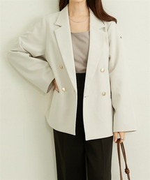 nissen | ダブルクロステーラードジャケット(その他アウター)