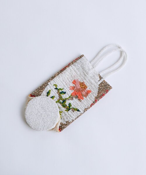 BEARDSLEY（ビアズリー）の「《CORDERA》ビーズ刺繍ハンドバッグ（トートバッグ・レディース・その他・FREE）」の5枚目の写真