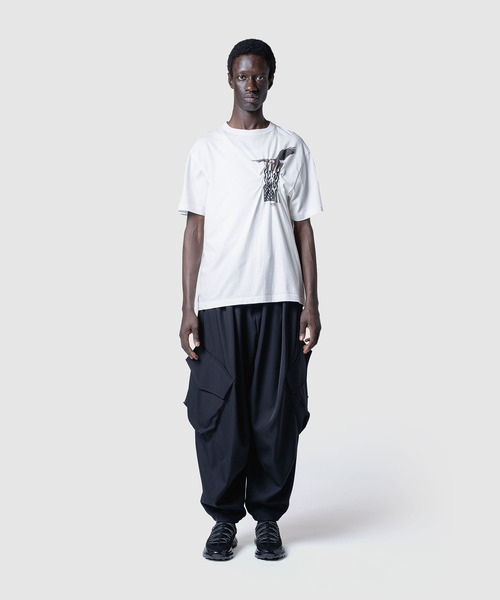 yoshiokubo(ヨシオクボ)の「yoshiokubo ヨシオクボ / BIG POCKET PANT ビッグポケットワイドテーパードパンツ / YKS26401(その他パンツ・メンズ・ブラック・3/2)」の7枚目の写真