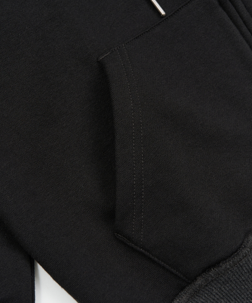 TOFFEE(トフィー)の「セミクロップフードジップアップ (ブラック)(パーカー・メンズ・その他・MEDIUM/LARGE/X-LARGE/SMALL)」の7枚目の写真