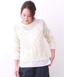 MYSELF ABAHOUSE | リリヤーン透かし編みPO(ニット/セーター)