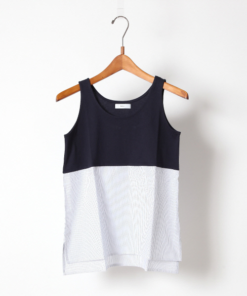 MYSELF ABAHOUSE（マイセルフアバハウス）の「リリヤーン透かし編みPO（ニット/セーター・レディース・ホワイト/サックスブルー/ネイビー・FREE）」の12枚目の写真