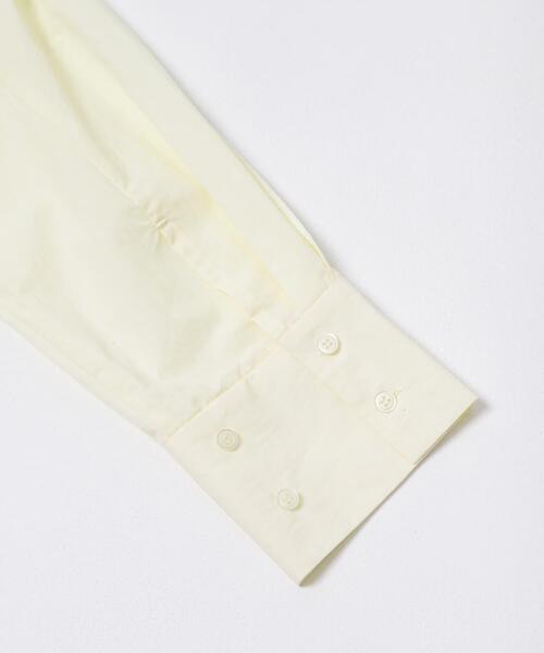 KBF（ケイビーエフ）の「タックヘムクロップドシャツ（シャツ/ブラウス・レディース・アイボリー/ライトブルー/チャコールグレー・ONE）」の12枚目の写真